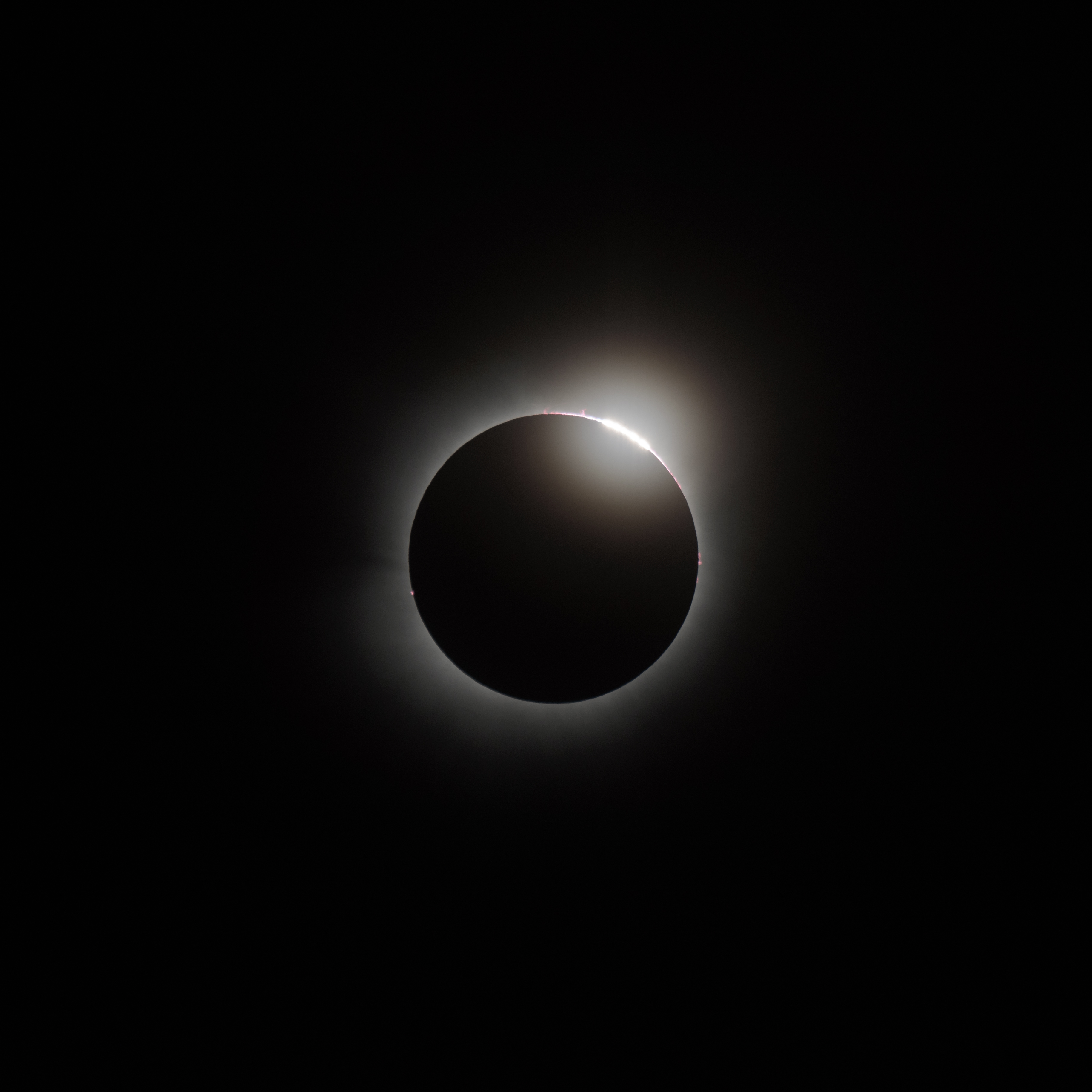 Bailey's beads from the 2024 solar eclipse