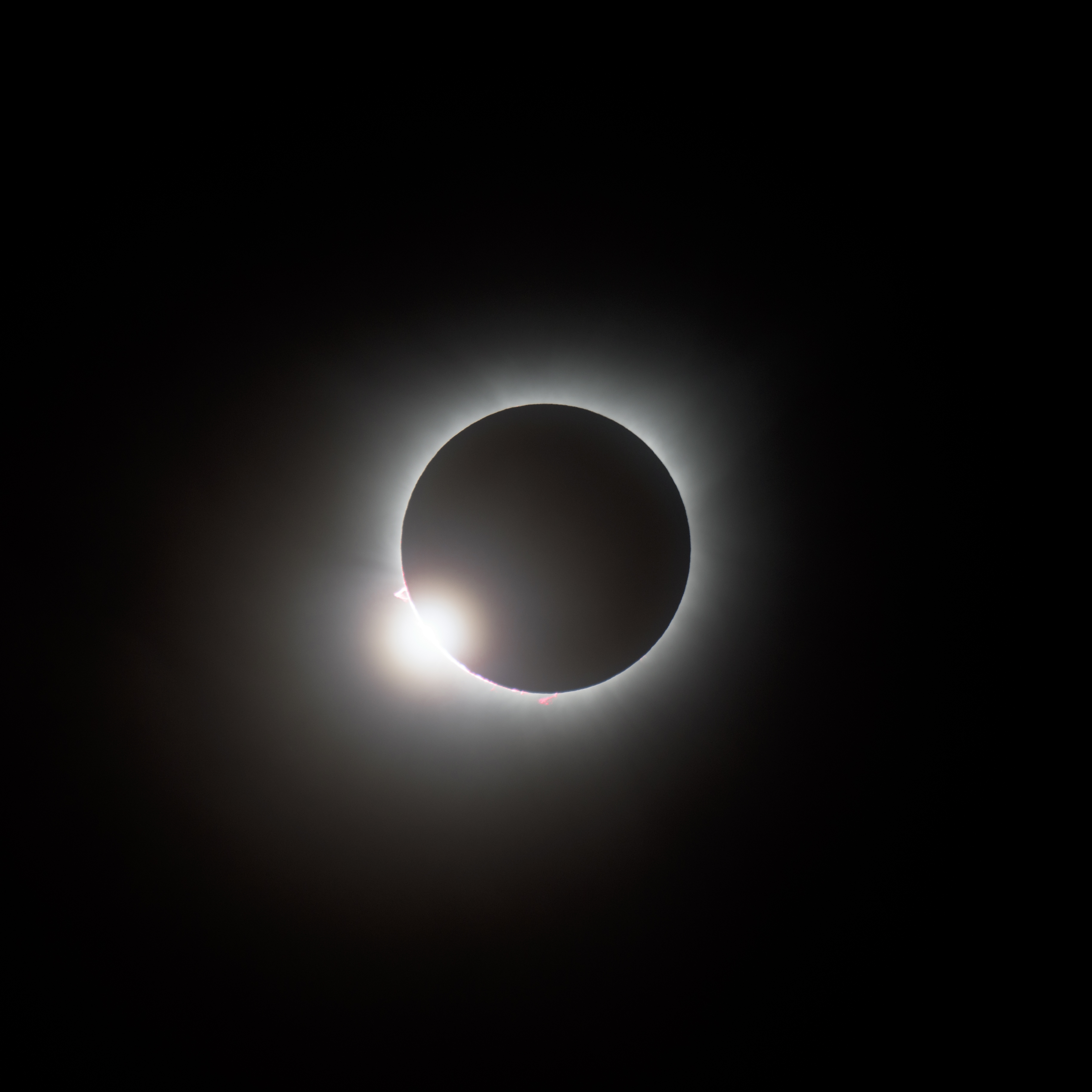 Diamond ring from the 2024 solar eclipse